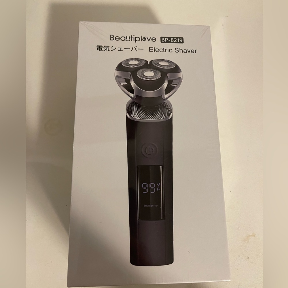 Mens Electric Shavers for Men with Extra Replacement Blade LED Cordless